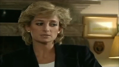 Princess Diana Eyebrow Raise GIF