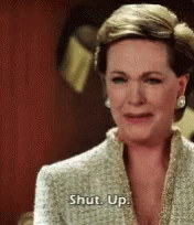 Princess Diaries 2 Queen Clarisse Renaldi Shut Up GIF