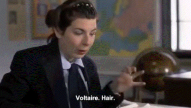 Princess Diaries Lilly Moscovitz Voltaire Hair GIF