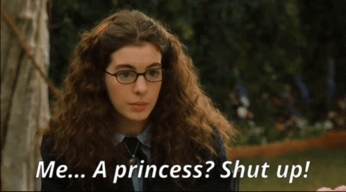 Princess Diaries Mia Thermopolis Shut Up GIF