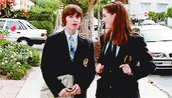 Princess Diaries Mia Thermopolis Walking With Michael Moscovitz GIF