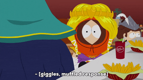 Princess Kenny Giggling GIF