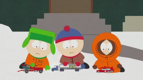 Princess Kenny Playing Trucks With Friends GIF