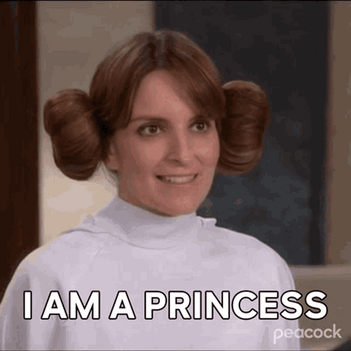 Princess Leia Star Wars Cosplay Tina Fey 30 GIF