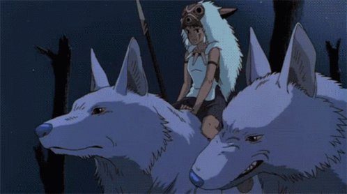 Princess Mononoke Moro Getting Angry GIF
