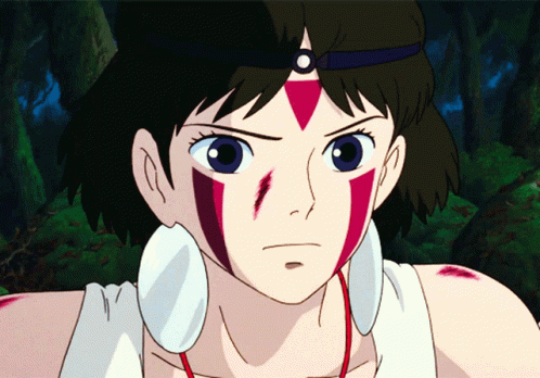 Determined Princess Mononoke GIF