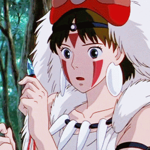 Pretty Princess Mononoke GIF