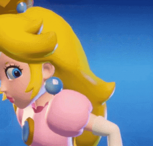 Princess Peach Live Action GIF