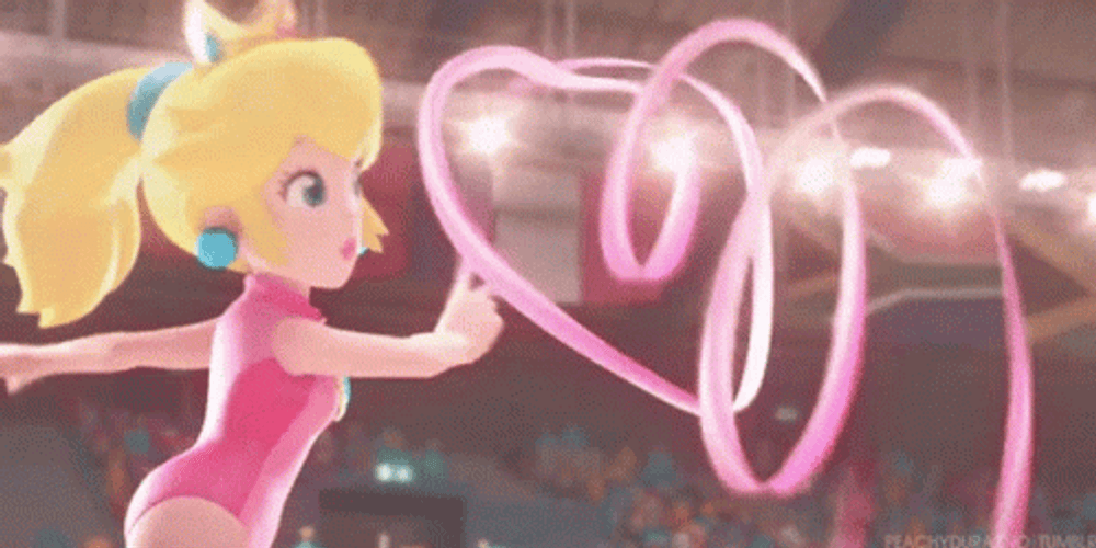 Princess Peach Performance GIF