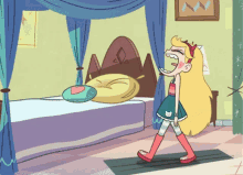 Princess Star Butterfly Crying Out Loud In Bed GIF