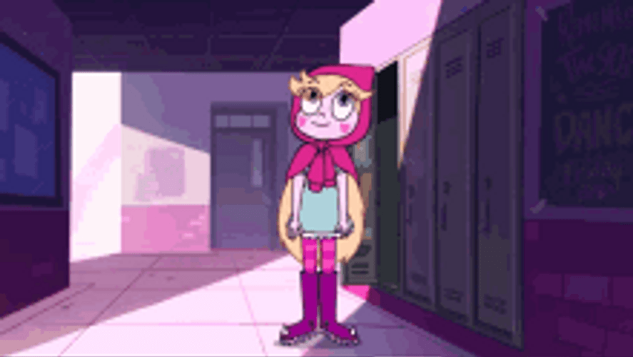 Animated Series Princess Star Butterfly Planning GIF 