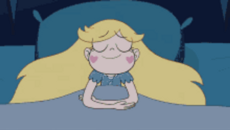 Princess Star Butterfly Glowing Blonde Hair GIF
