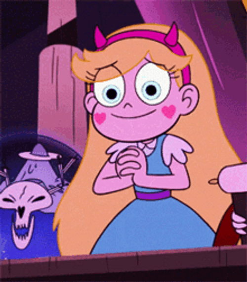 Princess Star Butterfly Happy And Pleased Reaction GIF
