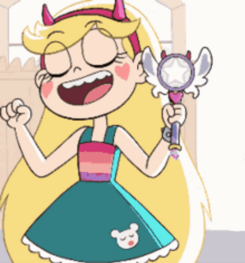 Princess Star Butterfly Talking Confidently GIF