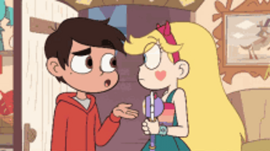 Princess Star Butterfly Talking To Marco Diaz GIF