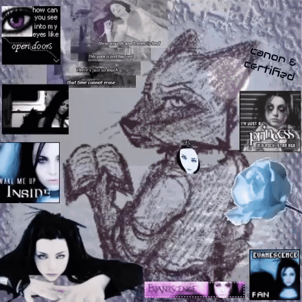 Princess Text Collage GIF