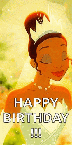 Princess Tiana In Wedding Dress And Crown GIF