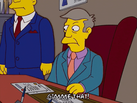 Principal Skinner Gimme That GIF