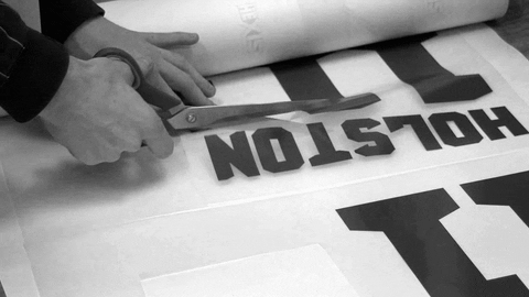 Printing Name On Shirt GIF