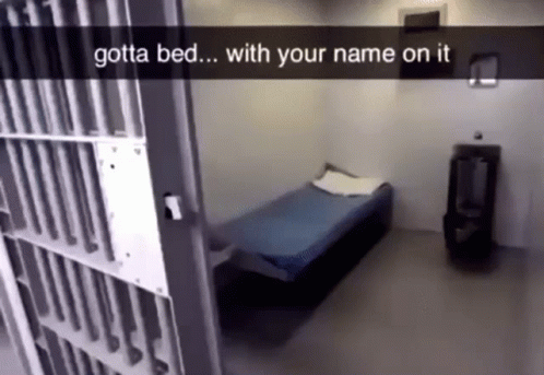 Prison Bed Jail Cell GIF