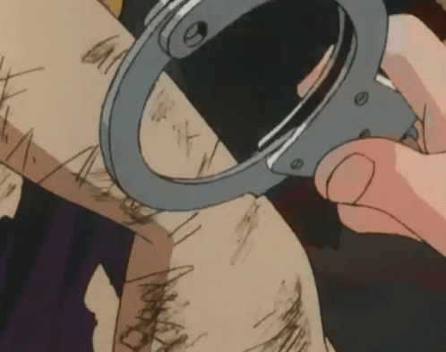 Prison Handcuffs Arrested GIF