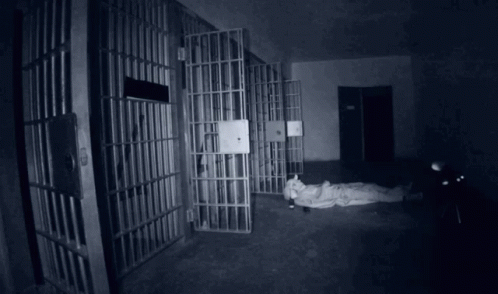 Prison Night Cell Scared GIF