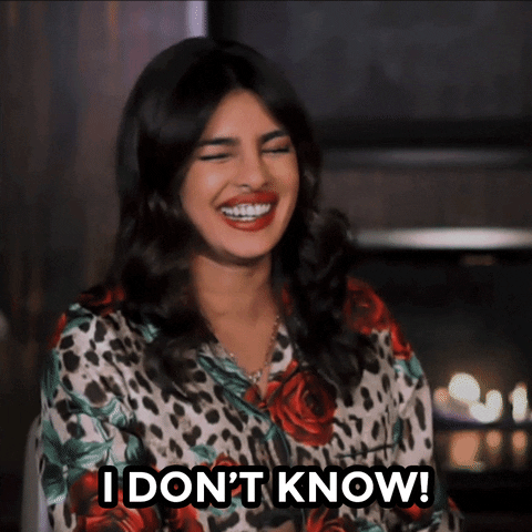 Priyanka Chopra Shrugs GIF