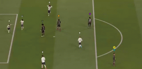 Pro Clubs Logo With Soccer Player Behind Net GIF