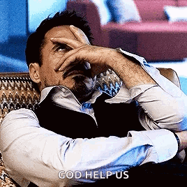 Problematic Hugh Jackman Face Palm GIF