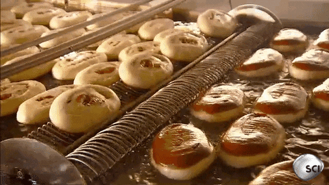Process Of Making Donuts GIF