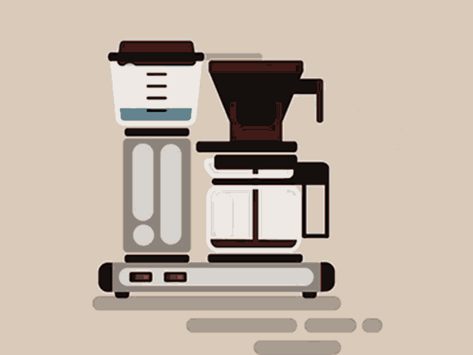 Process Of Producing High Quality Animated Coffee GIF