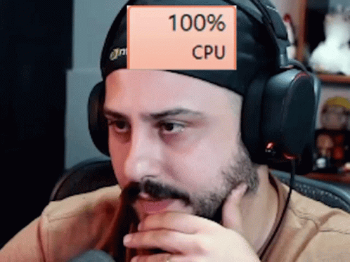 Processor 100 Percent Thinking GIF