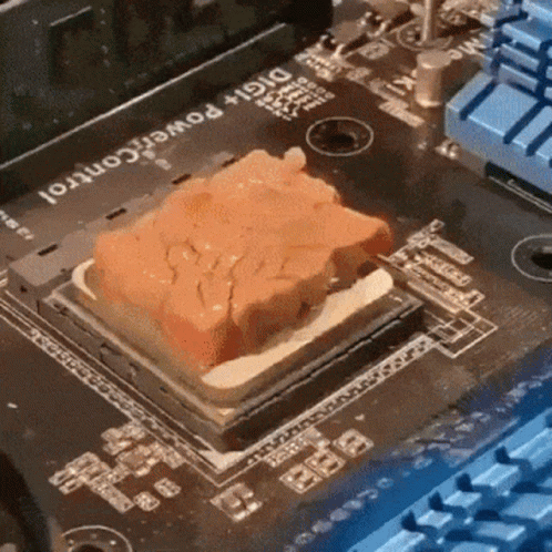 Processor Cook Sizzling Meat GIF