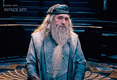 Professor Dumbledore I Don't Know GIF