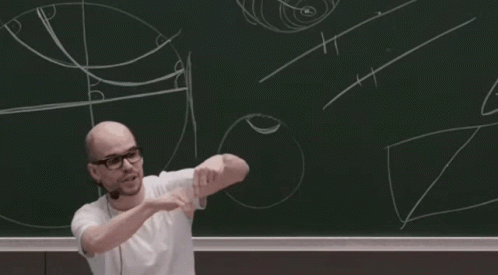 Professor Proton Explaining GIF