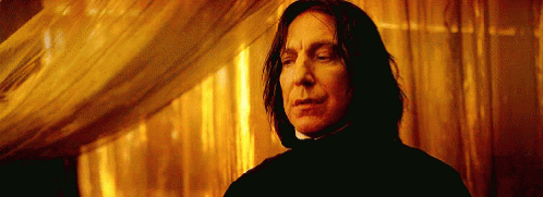 Professor Severus Snape Unamused GIF