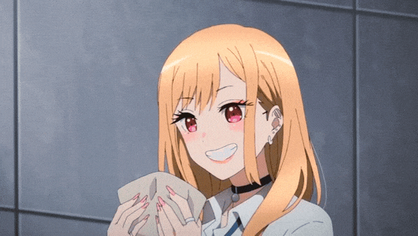 Profile Pic Laughing Anime Girl My Dress-up Darling GIF