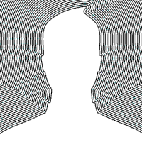 Profile Pic Person Outline Zoom In Out Trippy GIF