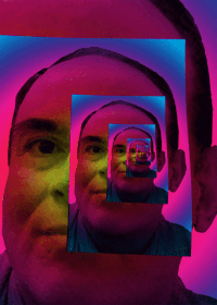 Profile Pic Trippy Random Man Zoom In GIF