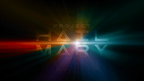 Project Hail Mary on Dark Background