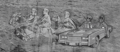 Projection On Mountain GIF