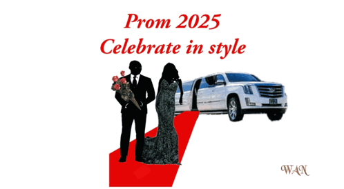 Prom 2025 Celebrate With Man and Woman