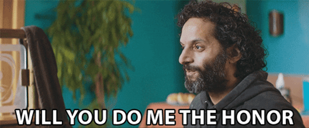 Propose Jason Mantzoukas GIF