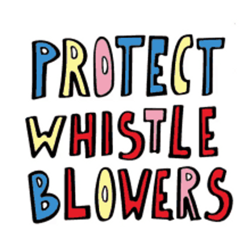 Protect Whistle Blowers Colorful Campaign Rally GIF