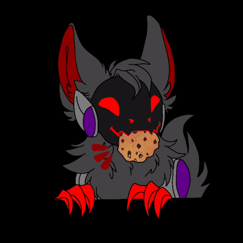 Protogen Munching On Some Cookies GIF