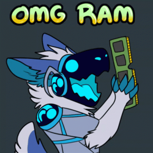 Protogen Oh My God RAM GIF