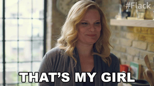 Proud Mom That's My Clever Girl GIF