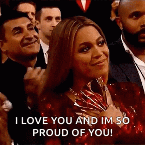 Proud Of You Beyonce Awards Night GIF