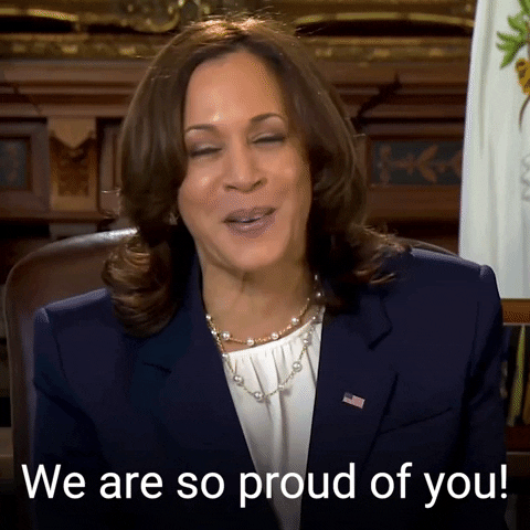 Proud Of You Kamala Harris GIF