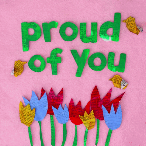 Proud Of You Kinetic Paper Art GIF